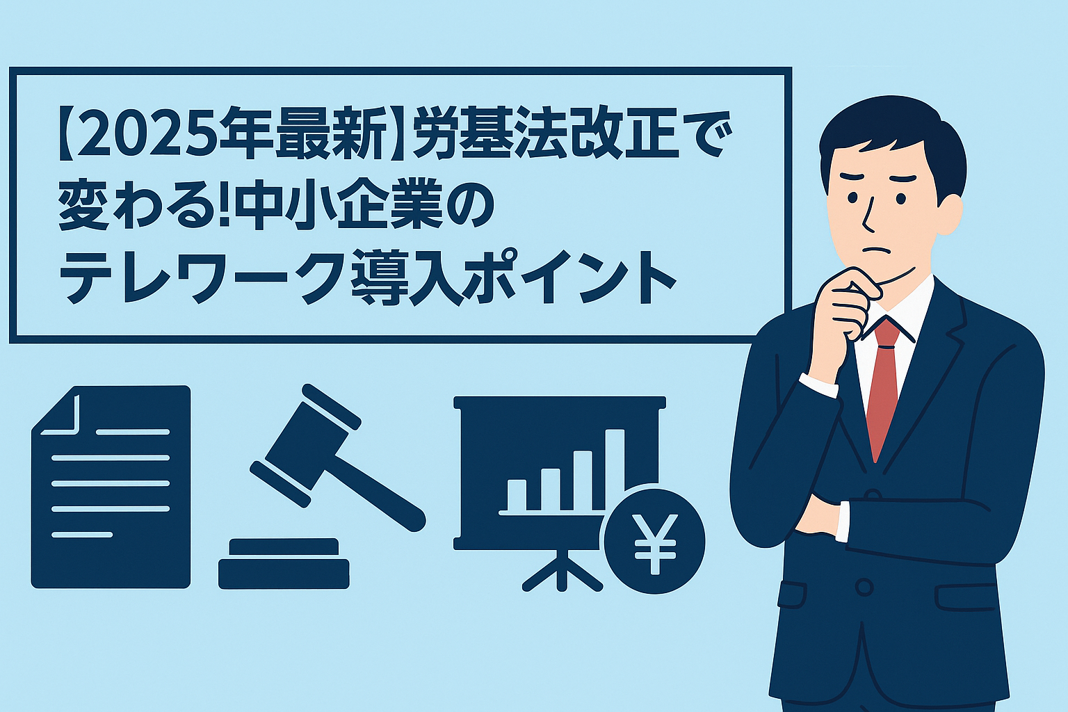 【2025年最新】労基法改正で変わる！中小企業のテレワーク導入ポイント