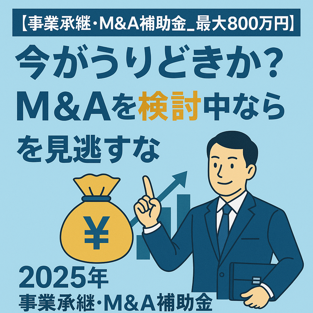 事業承継・M&A補助金
