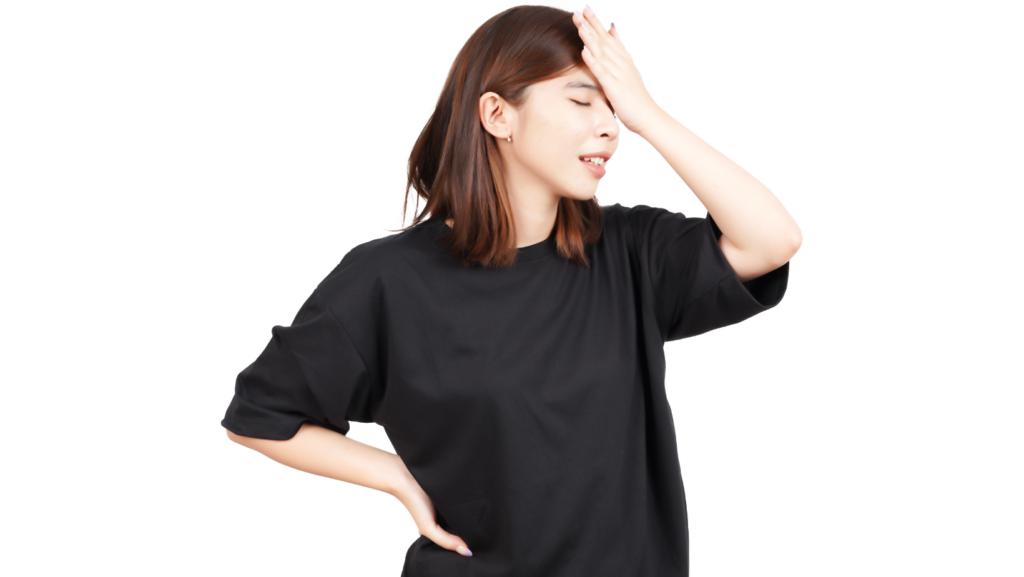 困った女性
